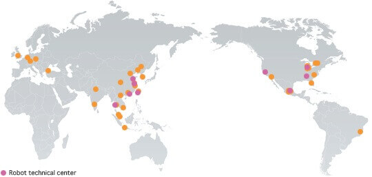 Subsidiárias da NACHI ao redor do mundo