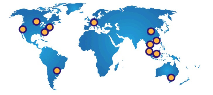 Mapa de distribuidores OAV